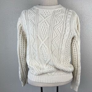 Vintage Daddy’s Money Cable Knit Sweater Size S EUC